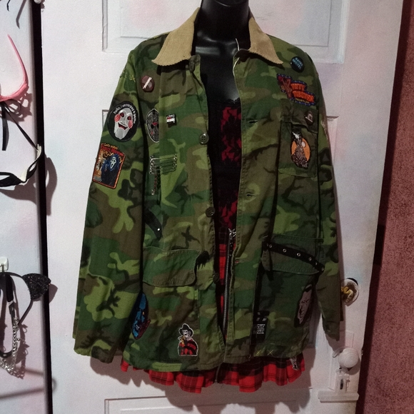 Ultimate Horror lovers custom OOAK Rage camo jacket! SOLD@hosted store - Picture 14 of 16